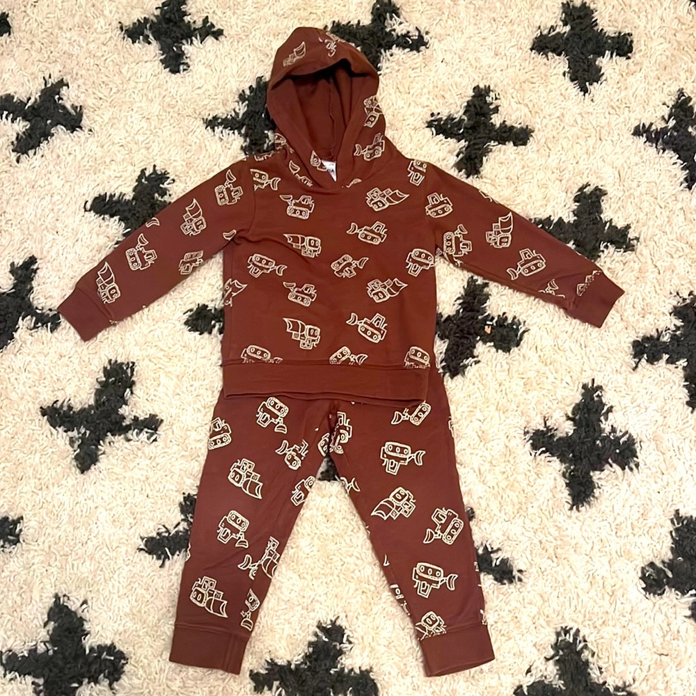 Carters Construction Set Too & Bottom 3t